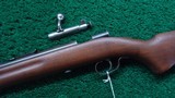WINCHESTER MODEL 67 BOLT ACTION SINGLE SHOT RIFLE FOR 22 S, L & LR - Image 2 of 22
