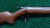 WINCHESTER MODEL 67 BOLT ACTION SINGLE SHOT RIFLE FOR 22 S, L & LR - Image 1 of 22