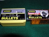 (74) Speer 7mm 145gr. Spitzer Soft point Bullets For Reloaders - 1 of 3