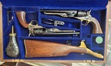 Colt 1860 Army .44 Pair of Revolvers - Stock - Cased Set - Calvary Commemorative - 2 of 20