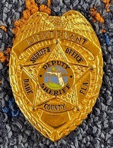 Dade County Deputy Sheriff's Badge - Miami Vice TV Series - Free Shipping - 1 of 3