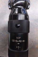 CARL ZEISS JENA 1.5 - 6 x 42 rifle scope - European post reticle - 7 of 9