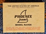 Phoenix Arms Raven semi auto pistol - .25 ACP - Free Shipping - 3 of 5