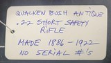 Quackenbush Safety Rifle .22 Short Single Shot Rifle - 12 of 12