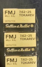 CZ 52 7.62 x 25 Tokarev - All Matching #'s - 9 of 15