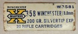 358 Winchester 200 GR. Silvertip EXP - 16 rounds in Original Box - 1 of 4