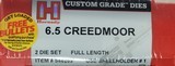 Hornady Custom Grade Dies - 6.5 Creedmore - New - 3 of 3