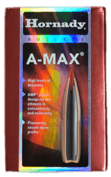 Hornady 30 CAL A-MAX Bullets 168 gr (.308') box of 100 - 2 of 3