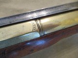 Superb Flintlock Blunderbuss with Brass Barrel and Spring Bayonet by T. Richards of London circa 1800 with inscribed muzzle - 10 of 15