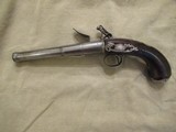 Queen Anne Flintlock Pistol with turn off barrel made by John Harman of London circa 1740 - Silver Mounted - 2 of 15