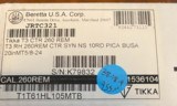 T3 CTR .260 Rem. RH CTR SYN NS 10 RD PICA BUSA 20 in MT 5/8-24 - 5 of 5