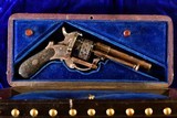 Lefaucheux/Brevets Cased and Engraved Pinfire Revolver 7mm - 1 of 7