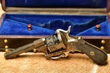 Lefaucheux/Brevets Cased and Engraved Pinfire Revolver 7mm - 3 of 7