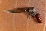 Engraved Perrin Type III Knife Revolver - 1 of 7