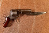 Engraved Perrin Type III Knife Revolver - 2 of 7