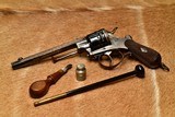 Cased Westley Richards Gasser Pattern Revolver 9mm Gasser Caliber - 3 of 7