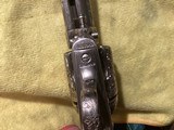 Texas Lawman engraved Colt 45 1st generation. - 10 of 14