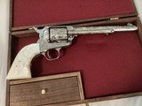 Texas Lawman engraved Colt 45 1st generation. - 4 of 14