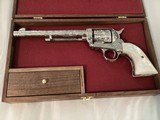 Texas Lawman engraved Colt 45 1st generation.