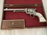 Texas Lawman engraved Colt 45 1st generation. - 1 of 14