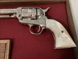 Texas Lawman engraved Colt 45 1st generation. - 2 of 14