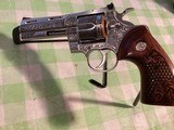 Colt Python 357 Stainless Engraved - 1 of 13