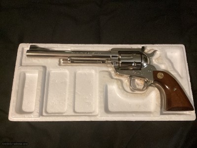 Factory Nickled Colt New Frontier 357 Mag. 7 1/2” barrel ( One of the 509)