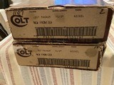 Colt SAA New Frontier. 357/38 Nickle plated 7 1/2”. Like New in box. Unfired unturned All paperwork - 1 of 13