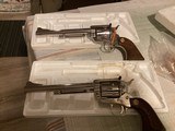 Colt SAA New Frontier. 357/38 Nickle plated 7 1/2”. Like New in box. Unfired unturned All paperwork - 8 of 13