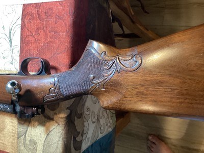 Master engraved & Carved stock 1958 Winchester Model 70 30/06 Excellent condition - Image 11 of 15