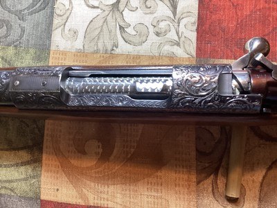 Master engraved & Carved stock 1958 Winchester Model 70 30/06 Excellent condition - Image 2 of 15