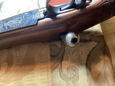 Master engraved & Carved stock 1958 Winchester Model 70 30/06 Excellent condition - Image 9 of 15