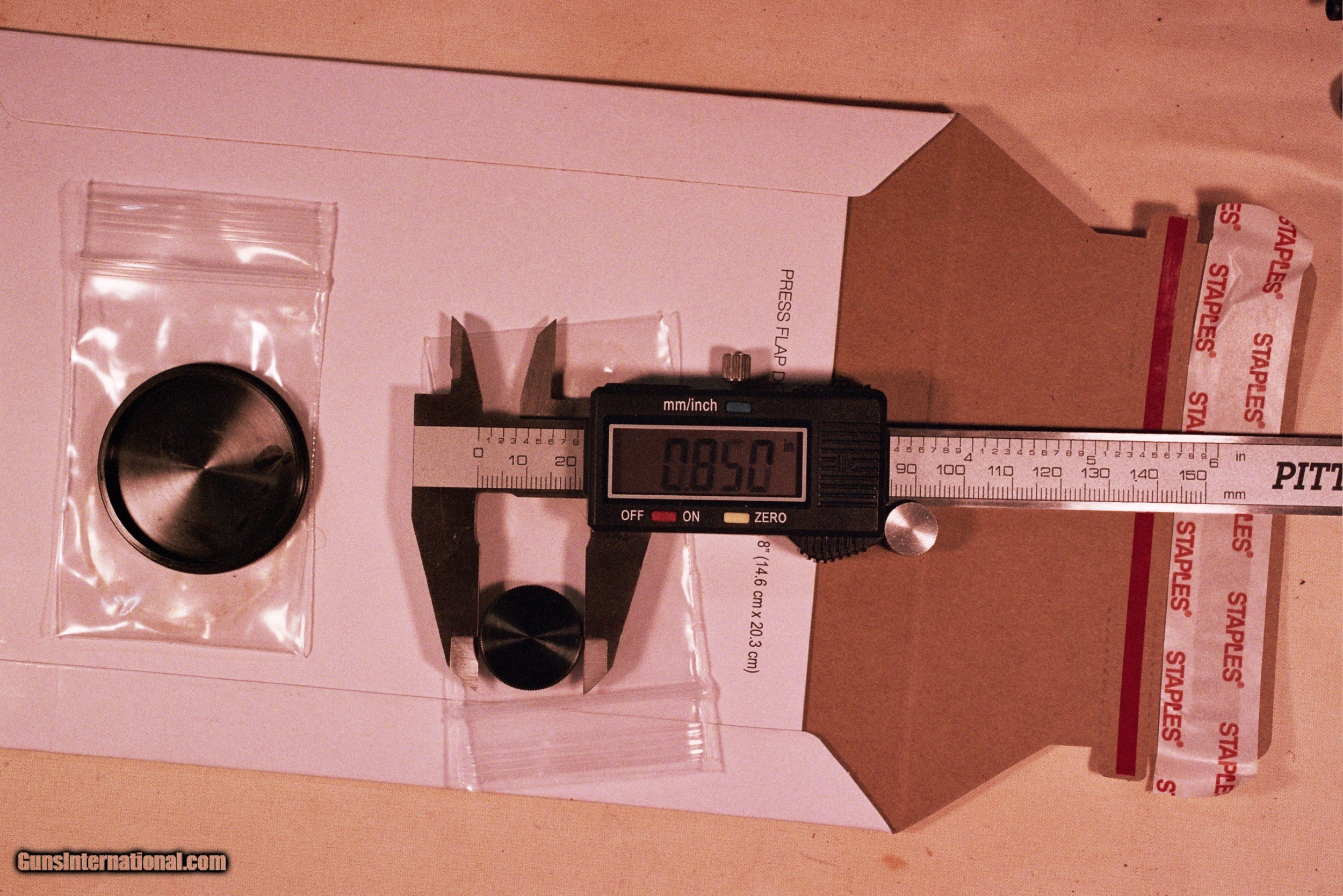 unertl 1 1/2" Objective Lens Caps, Sold as a set