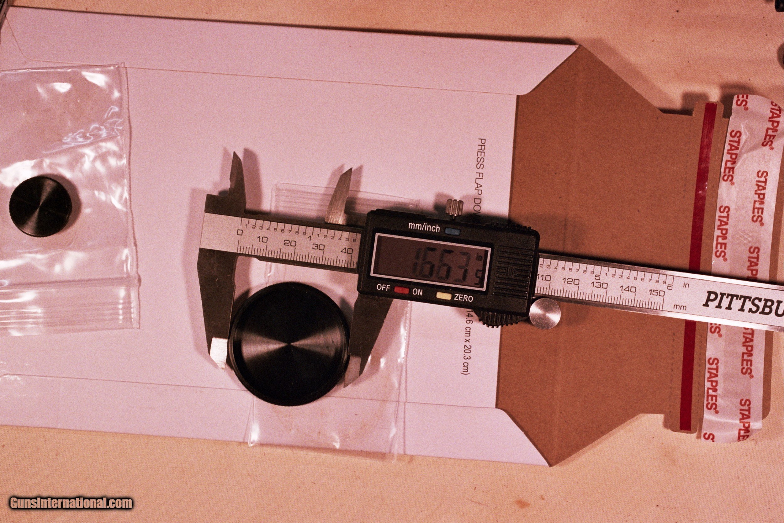 unertl 1 1/2" Objective Lens Caps, Sold as a set