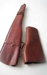 Oiled Leather Rifle Scabbard w/Cover Schoellkopf Co . Dallas, Tx
Jumbo Brand 26