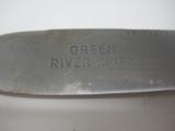 IXL Geo. Wostenholm
& Son Sheffield - England
"Green River Knife" Skinning Knife w/Sheath a & Sharpener Steel NOS - 2 of 9
