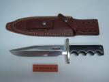 Vintage Randall Model 14 " Attack " Stainless Blade Leather Sheath + Stone NOS - 1 of 8