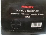 Minox ZA 5 HD 2-10x50 PlexNew in Box Displayed Only - 8 of 9
