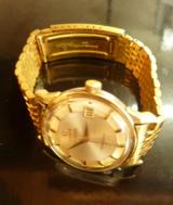 Omega Constellation w/Date 14k Gold Cap & Steel 34mm 1961 Pie Pan Dial Mens Watch - 3 of 8