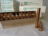 9.3x74R RWS New Cases 8 Boxes 160 pcs. Primed w/ Winchester Lg Rifle + 20 Once Fired Cases - 4 of 7