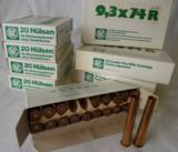 9.3x74R RWS New Cases 8 Boxes 160 pcs. Primed w/ Winchester Lg Rifle + 20 Once Fired Cases - 5 of 7