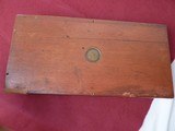 Percussion 2 Pistol Antique Wooden Gun Case - 7 of 11