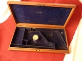 Percussion 2 Pistol Antique Wooden Gun Case - 1 of 11