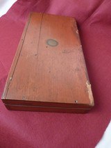 Percussion 2 Pistol Antique Wooden Gun Case - 10 of 11