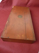 Percussion 2 Pistol Antique Wooden Gun Case - 9 of 11