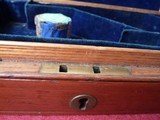 Percussion 2 Pistol Antique Wooden Gun Case - 5 of 11