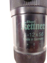 Carl ZEISS/DOCTER KETTNER VZF 3 - 12 X 56 -M- Ret # 3 w/Rings Exc Optics GERMANY - 2 of 12