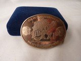 SUPER BOWL XXI 1987 Buckle 999 Silver 3 oz. New York Giants vs Denver Broncos - Image 5 of 7
