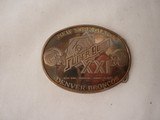 SUPER BOWL XXI 1987 Buckle 999 Silver 3 oz. New York Giants vs Denver Broncos - Image 4 of 7