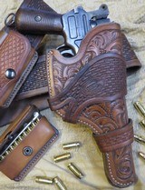 Will Ghormley C96 Mauser Broomhandle Bolo Model Western Holster - 3 of 8